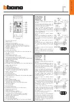 Bticino G701N Manual предпросмотр