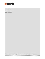 Предварительный просмотр 16 страницы Bticino H4687 Installation Manual