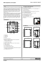 Предварительный просмотр 2 страницы Bticino H4691KNX Technical Data Sheet