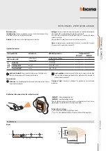 Preview for 3 page of Bticino HS4434 Quick Start Manual