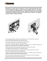Предварительный просмотр 8 страницы Bticino Iryde Touch Phone Installation Manual