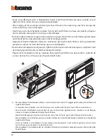 Предварительный просмотр 10 страницы Bticino Iryde Touch Phone Installation Manual