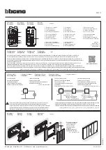 Bticino K4003C Quick Start Manual предпросмотр