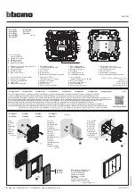 Preview for 1 page of Bticino K4027CW Manual