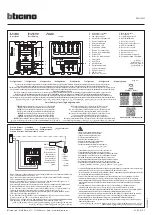 Bticino K4411CM2 Quick Start Manual предпросмотр