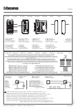 Bticino K4412CM2 Quick Start Manual предпросмотр