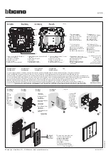 Bticino K4570CW Manual предпросмотр