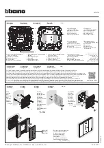 Bticino K4574CW Manual предпросмотр