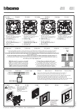 Bticino KG4141AC Manual preview