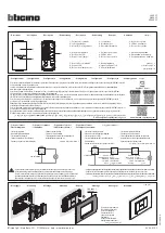 Bticino L4003C Manual preview