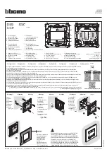 Preview for 1 page of Bticino L4574CW Quick Start Manual
