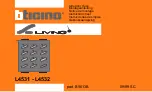 Preview for 1 page of Bticino Living L4531 Instruction Sheet
