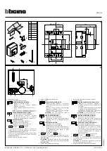 Preview for 1 page of Bticino M74D230 Manual
