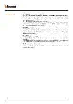 Предварительный просмотр 16 страницы Bticino Megabreak MP4 Series Installation Manual