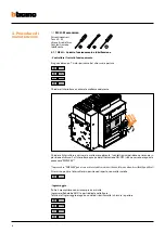 Предварительный просмотр 8 страницы Bticino Megabreak T803LE1250 Maintenance Manual