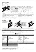 Preview for 2 page of Bticino N4003DCW Quick Start Manual