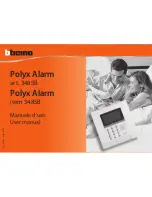 Preview for 1 page of Bticino Polyx Alarm 3485B User Manual