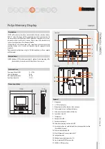 Предварительный просмотр 1 страницы Bticino Polyx Memory 344163 Technical Sheet