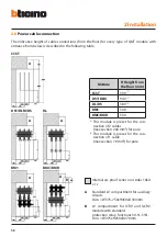 Preview for 58 page of Bticino QMT Series Installation Manual