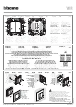 Preview for 1 page of Bticino RW4003DCW Quick Start Manual