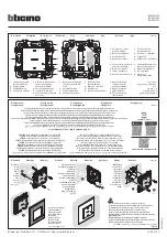 Preview for 1 page of Bticino RW4027CW Quick Start Manual