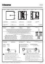 Bticino RW4412CM2 Quick Start Manual предпросмотр