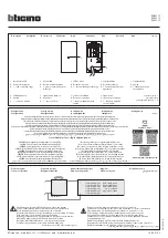 Bticino RW4531C Quick Start Manual preview