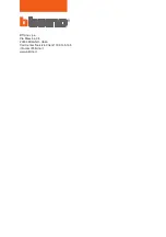Предварительный просмотр 16 страницы Bticino SCART Nstructions For Use