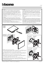 Bticino Smarther SX8000 Manual предпросмотр