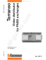 Предварительный просмотр 1 страницы Bticino Terraneo 335918 Instructions For Use And Installation