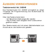 Preview for 46 page of Bticino Terraneo 342620 Instruction Sheet