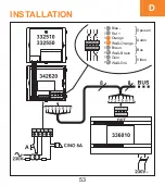 Предварительный просмотр 53 страницы Bticino Terraneo 342620 Instruction Sheet