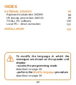 Предварительный просмотр 82 страницы Bticino Terraneo 342620 Instruction Sheet