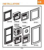 Предварительный просмотр 103 страницы Bticino Terraneo 342620 Instruction Sheet