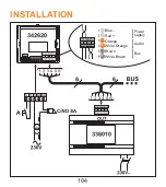 Предварительный просмотр 104 страницы Bticino Terraneo 342620 Instruction Sheet