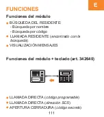 Preview for 111 page of Bticino Terraneo 342620 Instruction Sheet