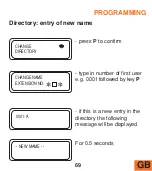 Предварительный просмотр 73 страницы Bticino Terraneo B7118A Instruction Sheet