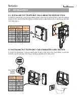 Предварительный просмотр 55 страницы Bticino Terraneo PABX 18D Installer Instructions For Use