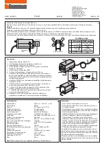 Preview for 1 page of Bticino TVCC 391601 Instructions For Use Manual