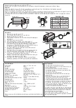 Предварительный просмотр 3 страницы Bticino TVCC 391601 Instructions For Use Manual