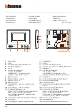 Preview for 20 page of Bticino Video Kit User And Installation Manual