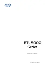 BTL 5000 Combi User Manual preview