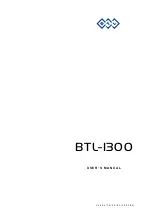 BTL BTL-1300 User Manual preview