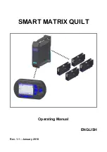 Preview for 1 page of btsr SMART MATRIX QUILT Operating Manual