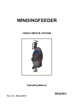 btsr WINDINGFEEDER Operating Manual preview