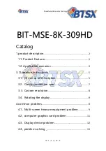 BTSX BIT-MSE-8K-309HD Manual preview