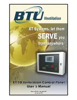 Предварительный просмотр 1 страницы BTU XT-70 User Manual