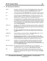 Preview for 41 page of BTU XT-70 User Manual