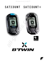 Btwin ANT+ SAT COUNT Manual preview