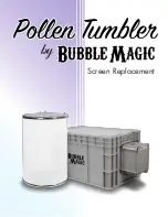 Bubble Magic Pollen Tumbler Replacement Manual предпросмотр